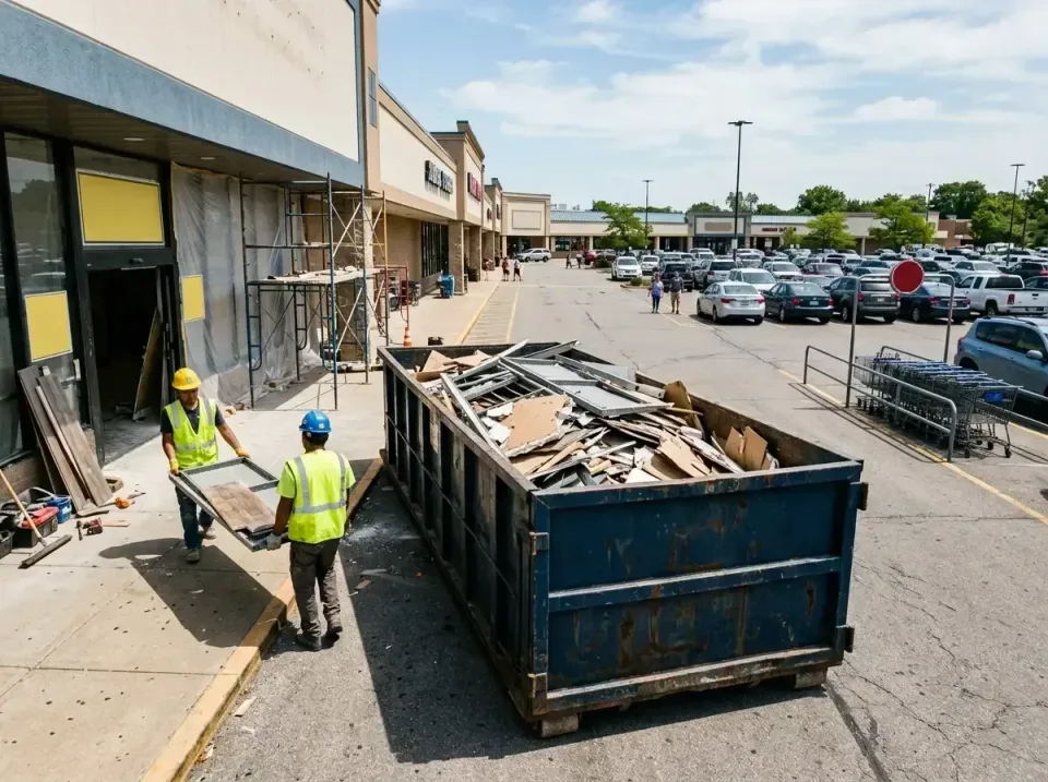 retail-store-renovation-debris-003 — frequently asked questions, Roll-off Dumpster Rentals in Arlington Heights, PA